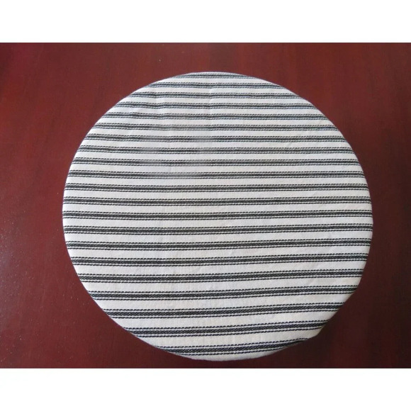 Kitchenaid Bowl Cover Bee Gnomes Reversible Mixer Cover White and Black Ticking - Picture 4 of 6